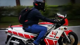 PEDIH MATA SUKAT YAMAHA RZV500 V4