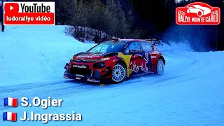 Essais tests Monte-Carlo 2019 Sébastien Ogier et Esapekka Lappi Citroën C3 WRC