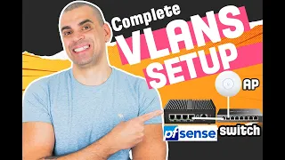 FULL VLAN Tutorial for PFsense 2.7, Zyxel Switch & Unifi AP! SUPER EASY!