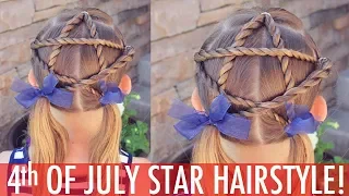 4th of July Rope Twist Star | Brown Haired Bliss