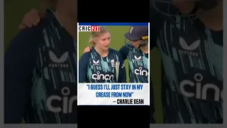 Charlie dean says about run out eng player #shorts #youtubeshorts #youtubevideo #viral video