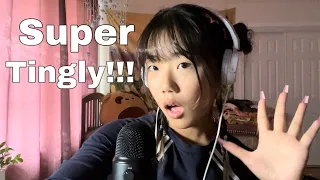 ASMR random and tingly triggers + rambling (no editing)