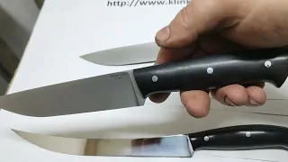 Обзор ножей от Андрея Горшкова из стали BOHLER S390 и х12мф