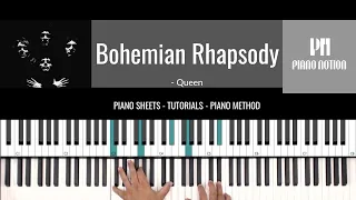 Bohemian Rhapsody - Freddie Mercury - Queen (Sheet Music - Piano Solo - Piano Cover - Tutorial)