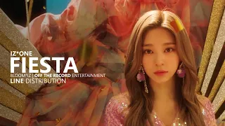 IZ*ONE 아이즈원 - FIESTA | Line Distribution