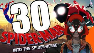 Kuro reacciona "30 CURIOSIDADES FLIPANTES DE SPIDER-MAN INTO THE SPIDER-VERSE"  | @JWulen