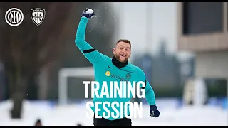 Snowballs in Appiano! | INTER TRAINING SESSION ❄️☃️⚫🔵🥶