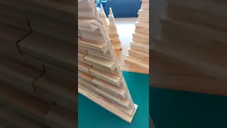 QUICK INSPIRATION II EARLY CHRISTMAS DIYS II JENGA BLOCKS CHRISTMAS TREES II #DAILYSHORTS II