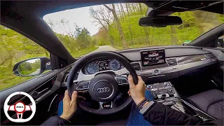 2017 Audi S8 Plus (605HP) POV DRIVE Onboard (60FPS)