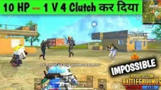 Top 10 SQUAD WIPES || Pubg Mobile solo vs squads 1 Vs 4 Moments | Gaming Commando