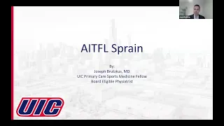 AITFL Sprain with Dr. Joseph Brutzkus | AMSSM Sports Ultrasound Case Presentation