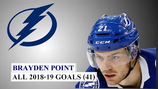 Brayden Point (#21) All 41 Goals of the 2018-19 NHL Season