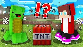 JJ and Mikey Became CREEPER in Minecraft - Maizen Nico Cash Smirky Cloudy