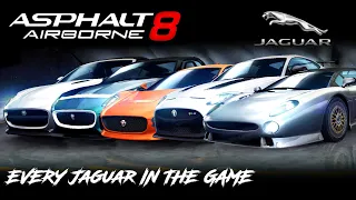 Asphalt 8: Full Jaguar Showcase (Every Car in-game)