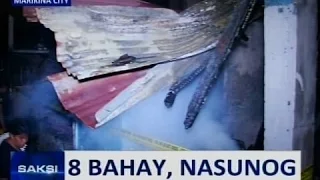 Saksi: 8 bahay sa Marikina, nasunog