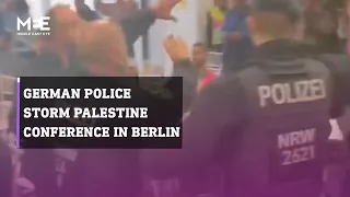 German police storm Palestine conference in Berlin