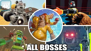 Bears in Space - All Bosses (With Cutscenes) 4K 60FPS UHD PC