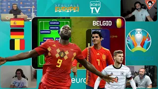 BOBO TV,SI PARLA DELLE 3 FAVORITE:BELGIO,GERMANIA E SPAGNA