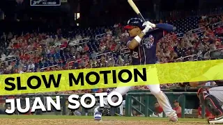 Juan Soto Slow Motion Home Run Baseball Swing Hitting Mechanics