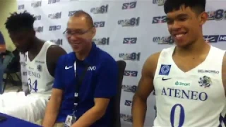 UAAP Season 81 Post-Match Press Conference: Ateneo vs La Salle (October 6, 2018)