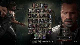 Mortal Kombat 11-Rambo vs Terminator (Medium)