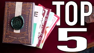 BEST PLAYING CARDS - TOP 5 (Art of Play edition)