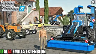 FARM and EQUIPMENT demonstration, Feeding animals & making HAY│ITALIA EMILIA EXTENSION│FS 22│1