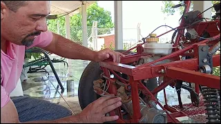 meu pai bateu com a caminhonete na gaiola Cross