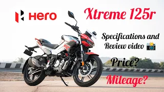 ALL NEW HERO XTREME 125r |SPECIFICATIONS AND REVIEW VIDEO 📸 |PRICE 💸|MILEAGE ⛽#hero#xtreme125r#160r.