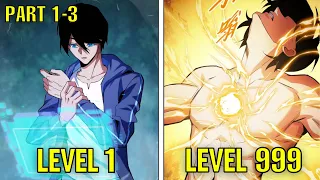 (Part 1-3) He Levels Up By Destroying God Level Monsters - Manhwa recap