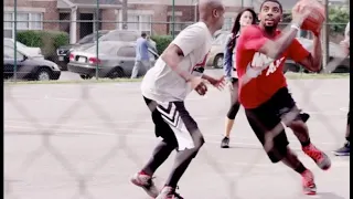 THINK YOU COULD PLAY AGAINST KYRIE IRVING? WATCH HIM PLAY AGAINST RANDOM PEOPLE, FANS