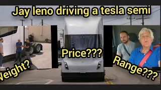 ⚡️ JAY LENO drives a tesla semi!!!!⚡️