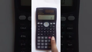 How To Find Power Of Any Number Using Calculator [fx-991MS]