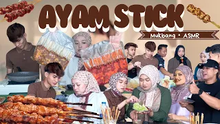 AYAM STICK SATE UNTUK AI TEAM🍢 EMNY TAK PUAS HATI DENGAN AUFAR BUAT KERJA!!