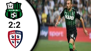 Sassuolo Vs Cagliari 2:2 Highlights And All Goals|REAL