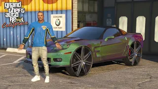 GTA 5 - REAL LA STREET LIFE - ZR1 CORVETTE SITTIN ON LEXANI'S - LA REVO #23