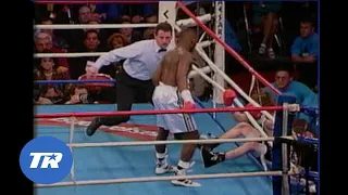 The Time Floyd Mayweather Jr. Hit Jerry Copper 27 straight times before sending him thru the ropes