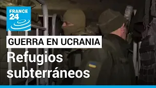 Soldados ucranianos se refugian en sótanos secretos en Bakhmut • FRANCE 24 Español