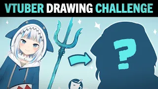 Artists Draw VTubers (That They've Never Seen)