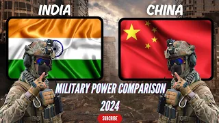 India vs China Military Power in 2024 | China vs India Power Comparison  #military #india #china