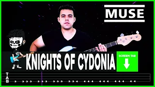 【MUSE】[ Knights Of Cydonia ] cover by Dotti Brothers | LESSON | BASS TAB