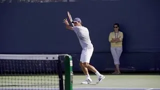 Roger Federer Forehand In Super Slow Motion - 2013 Cincinnati Open