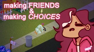 Sims 1 Rags to Riches Challenge: Making Friends & Making CHOICES [ep 6]