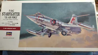 F-104 Starfighter Hasegawa 1:48 scale unboxing and review