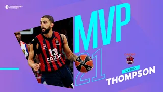 Darius Thompson |  | Round 21 MVP | 2022-23 Turkish Airlines EuroLeague