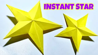 Perfect Shape 3D Star for Decoration | Paper Star | Paper Craft