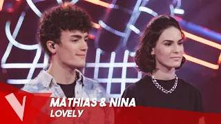 Billie Eilish - 'Lovely' ● Mathias De Vleeschouwer & Nina | Duels | The Voice Belgique Saison 9