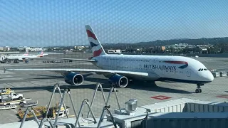 Flying on the British Airways Airbus A380 from San Francisco to London (economy)