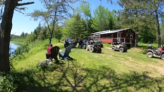 Moose on the Cains river NB June 15/22 Atv adventures