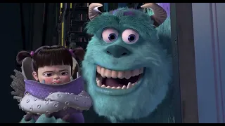 Mike and Sulley escaping CDA and exposing Waternoose (Monsters Inc 2001)